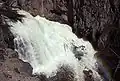 Chutes Gibbon au printemps après la fonte des neiges, 1993.