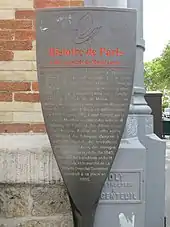 Panneau Histoire de Paris « Gibet et voirie de Montfaucon ».