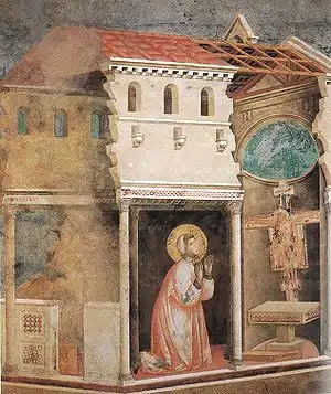 Miracle du crucifix, basilique Saint-François d'Assise.