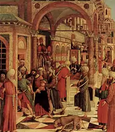 Mansueti, Saint Marc fait prisonnier.