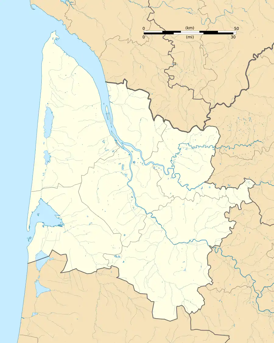 (Voir situation sur carte : Gironde)