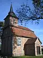 Vue de l'église de Glocksin