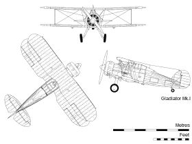 vue en plan de l’avion