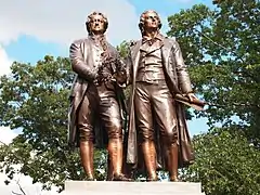 Goethe, et Arthur Schopenhauer, État de New York.