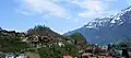 Goldswil, vue générale en été.