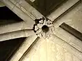 Clé de voûte d'une travée tournante.
