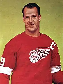 Photographie en couleur de Gordie Howe