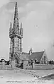 L'église paroissiale de Goulven au début du XXe&nbsp;siècle