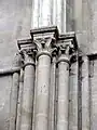 Supports du 2e&nbsp;ordre entre la 3e et la 2e&nbsp;travée, côté sud.