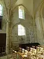 1re&nbsp;travée, élévation sud.