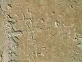 Graffiti sur l'église.