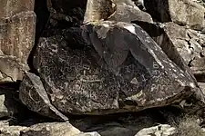 Pétroglyphes de Grapevine Canyon,