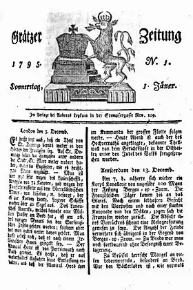 Image illustrative de l’article Grazer Zeitung