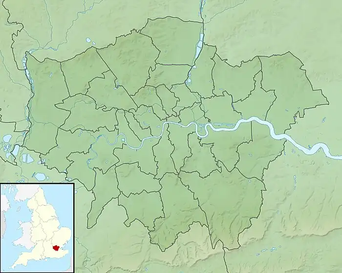 Voir sur la carte topographique du Grand Londres