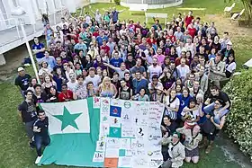 Photo de groupe du 74e&nbsp;congrès en 2018 à Badajoz