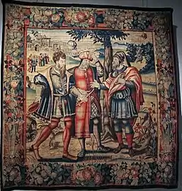 Tapisserie, milieu  du  XVIe  siècle.