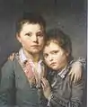 Portrait de François et d'Alexandre de La Rochefoucauld, Jean-Baptiste Greuze, vers 1772-1775