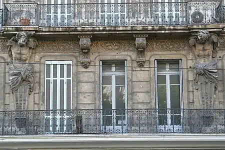 Atlantes, Marseille, no&nbsp;104 de la Canebière.