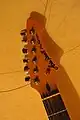 Tête d'une guitare Aria Pro II