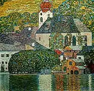 L'église d'Unterach am Attersee.