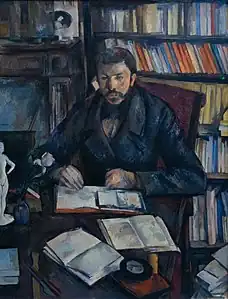 Paul Cézanne, Portrait de Gustave Geffroy, 1895, huile sur toile, Paris, musée d'Orsay.