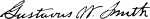 Signature de Gustavus Woodson Smith