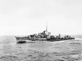 illustration de HMAS Nepal (G25)