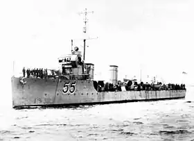 illustration de HMAS Parramatta (D55)