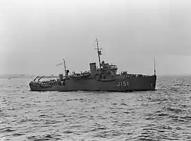 illustration de HMS Clacton (J151)