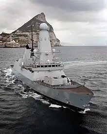 HMS&nbsp;Dragon, Gibraltar.