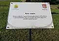 Plaque explicative.
