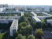 Colonie de Plattenbau à Halle-Neustadt&nbsp;(en).