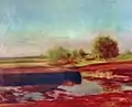 Coupe de tourbe (huile sur contreplaqué, 1921)