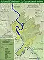 Carte du raion de Dubăsari.
