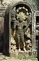 Dvarapala à l'entrée de l'Hatadage&nbsp;(en), Polonnaruwa, Sri Lanka.