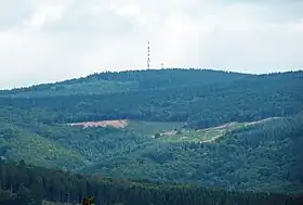 Vue du Haut-Folin depuis le mont Beuvray.