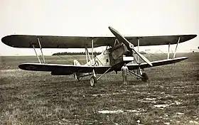 Vue de l'avion.