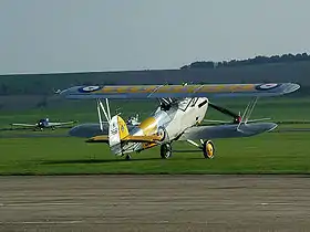 Vue de l'avion.