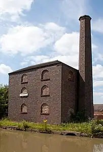 La machine de Hawkesbury, dans le Warwickshire, dans sa version du début du XIXe&nbsp;siècle.