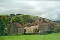 Vue du bas du village de Hawnby en 2003