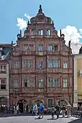 La Maison du chevalier de Saint-Georges, façade Renaissance (1592).