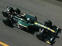 Photo de la Lotus T127 de Hovalainen à Monza