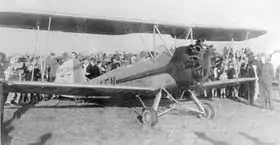 Vue de l'avion.