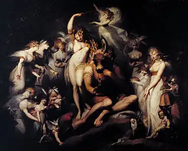 Titania et Bottom, vers 1790, Londres, Tate Britain.