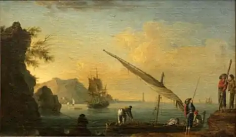 Entrée de port, musée d'Art de Toulon.