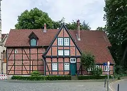Maison du XVe&nbsp;siècle, Rhénanie-du-Nord-Westphalie (Allemagne).