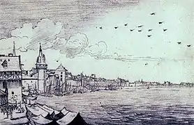 Le port au XVIIe&nbsp;siècle, par Herman van der Hem.