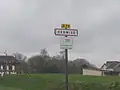 Une entrée de la commune.