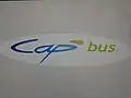 Le logo sur l’Heuliez GX 107 no&nbsp;199 en août 2017.