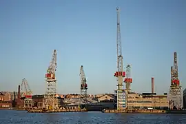 Le chantier naval de Hietalahti.